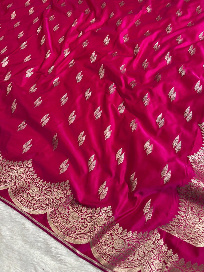 BANARASI MASHRU KATAN SILK SAREE HN530