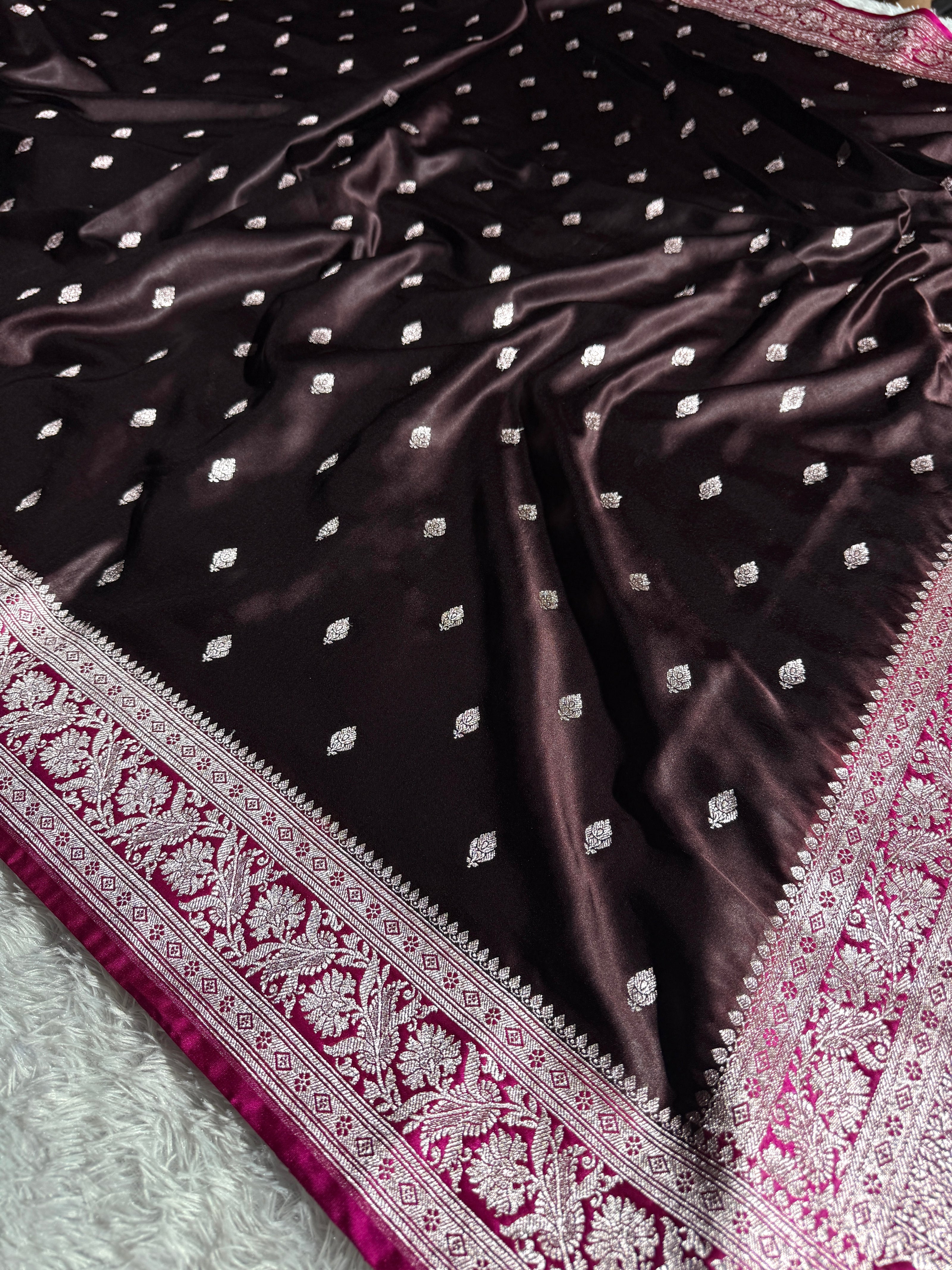 BANARASI MASHRU KATAN SILK SAREE HN508