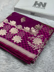 BANARASI MASHRU KATAN SILK SAREE MK003