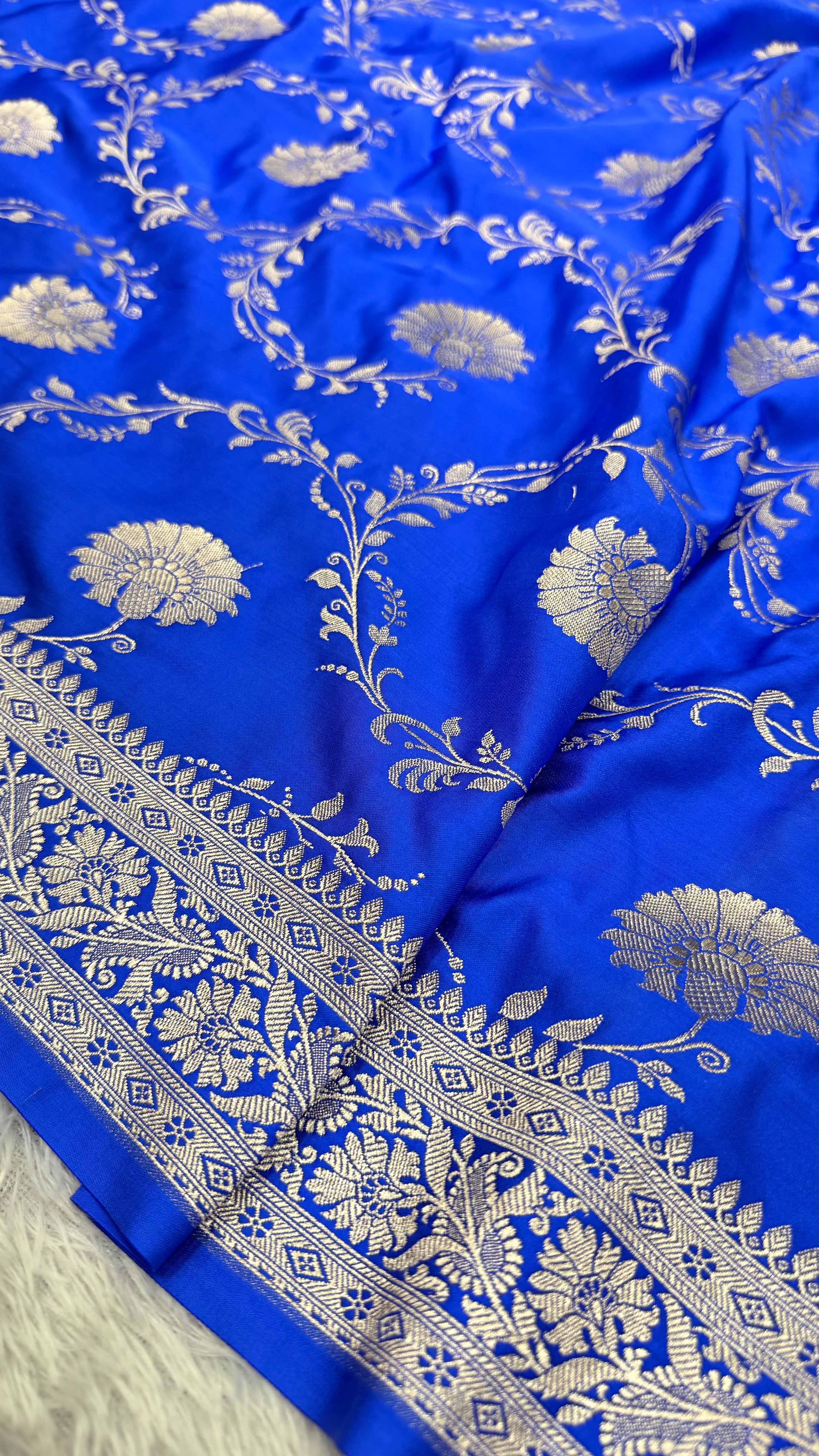 BANARASI MASHRU KATAN SILK SAREE HN390