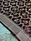 BANARASI MASHRU KATAN SILK SAREE MK023