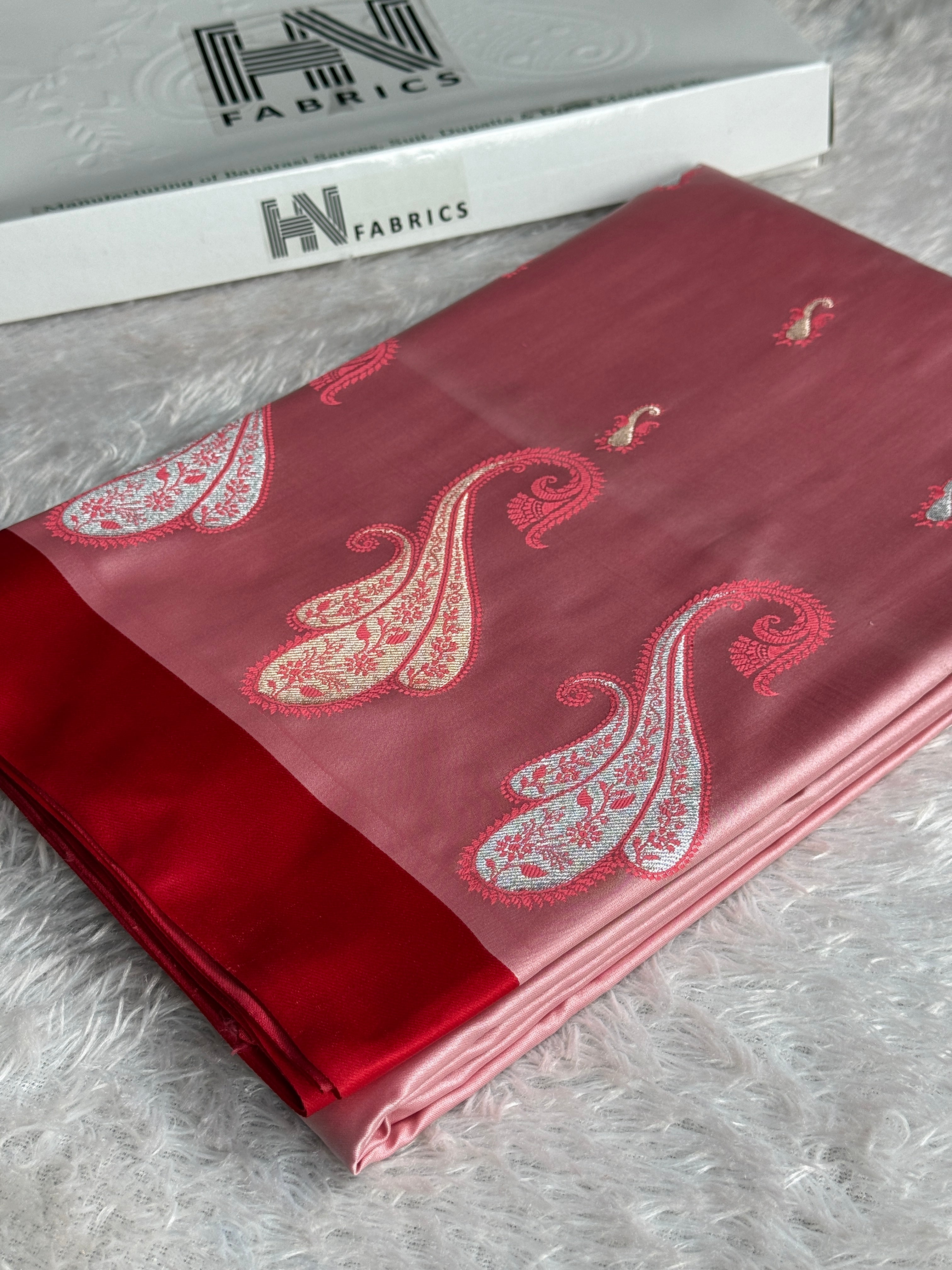 BANARASI MASHRU KATAN SILK SAREE MK021