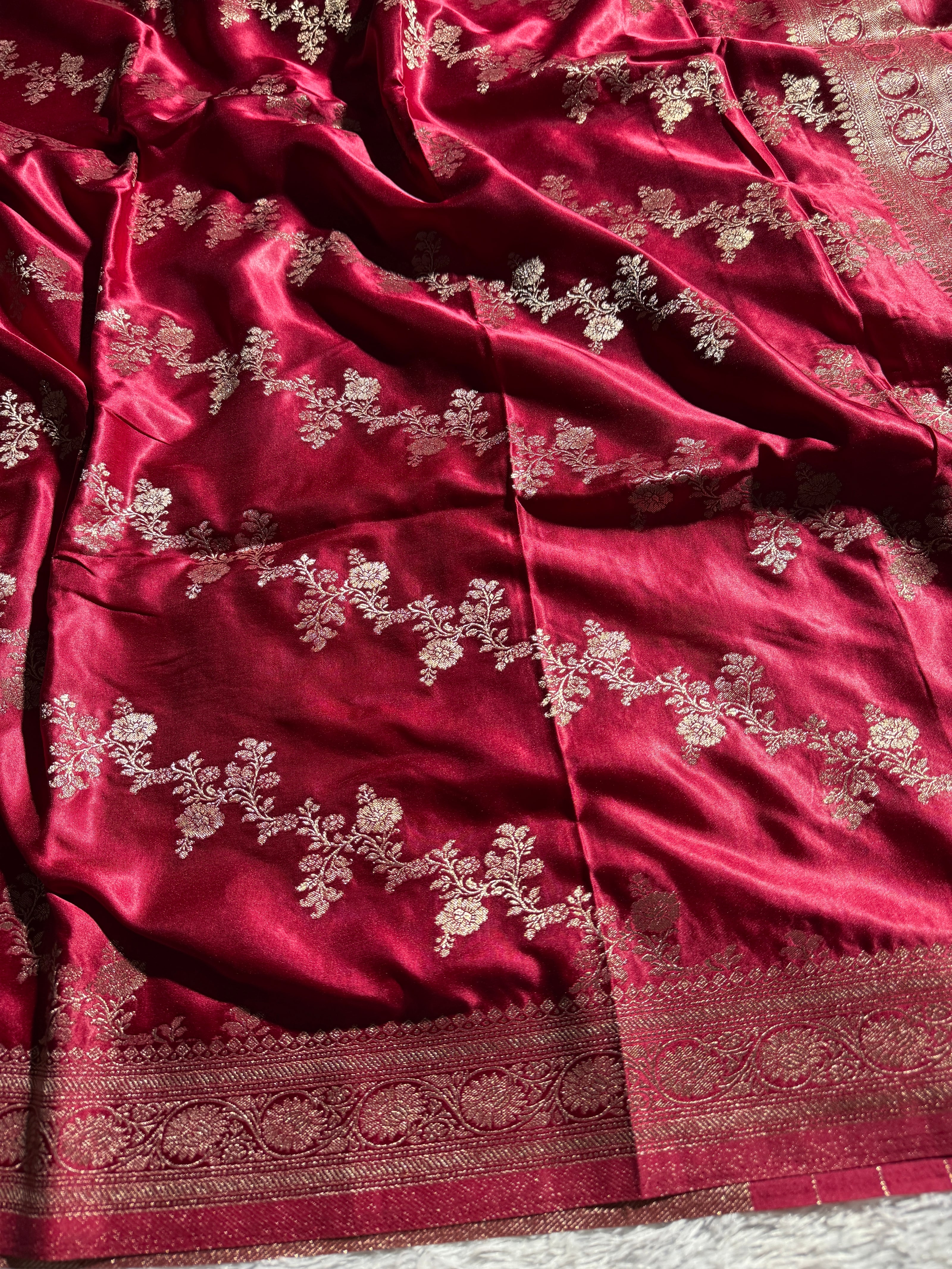 BANARASI MASHRU KATAN SILK SAREE HN144