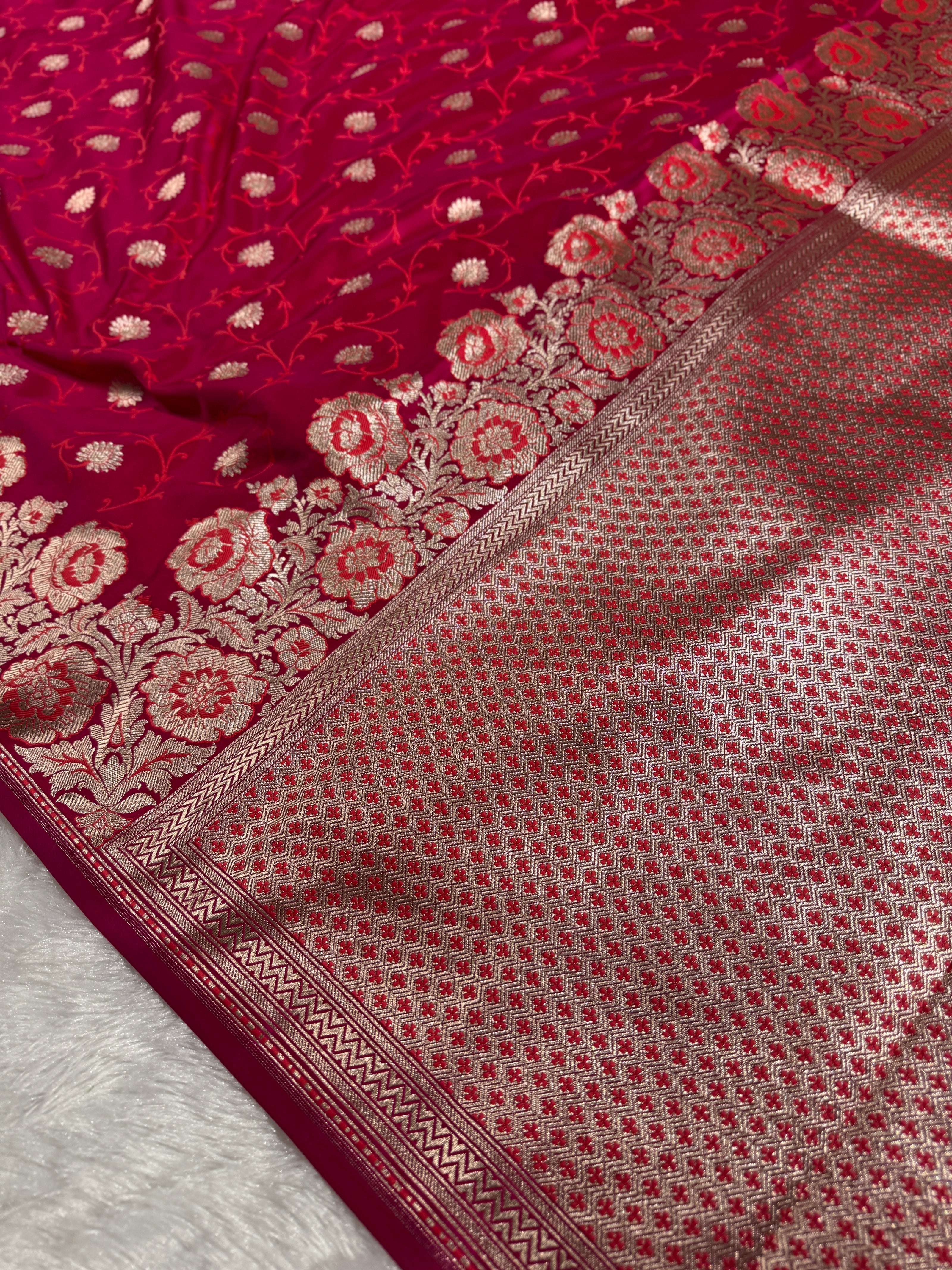 BANARASI MASHRU KATAN SILK SAREE HN533