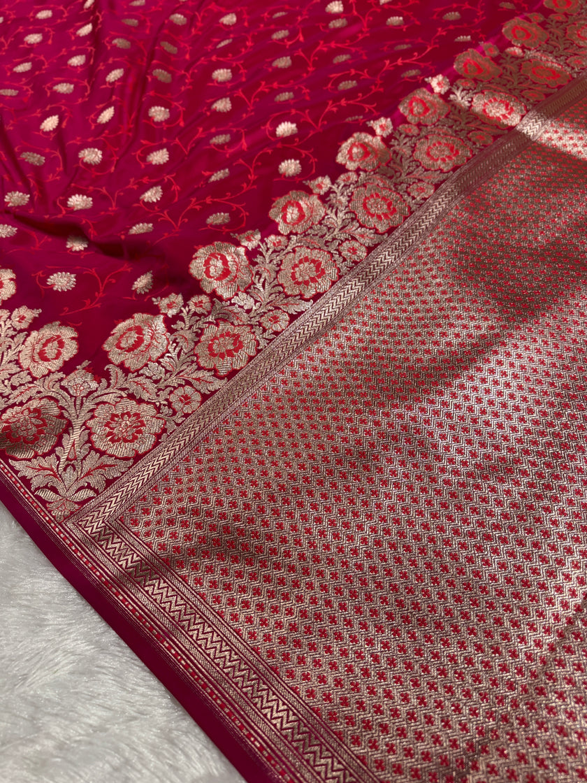 BANARASI MASHRU KATAN SILK SAREE HN533