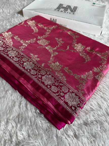 BANARASI MASHRU KATAN SILK SAREE HN514