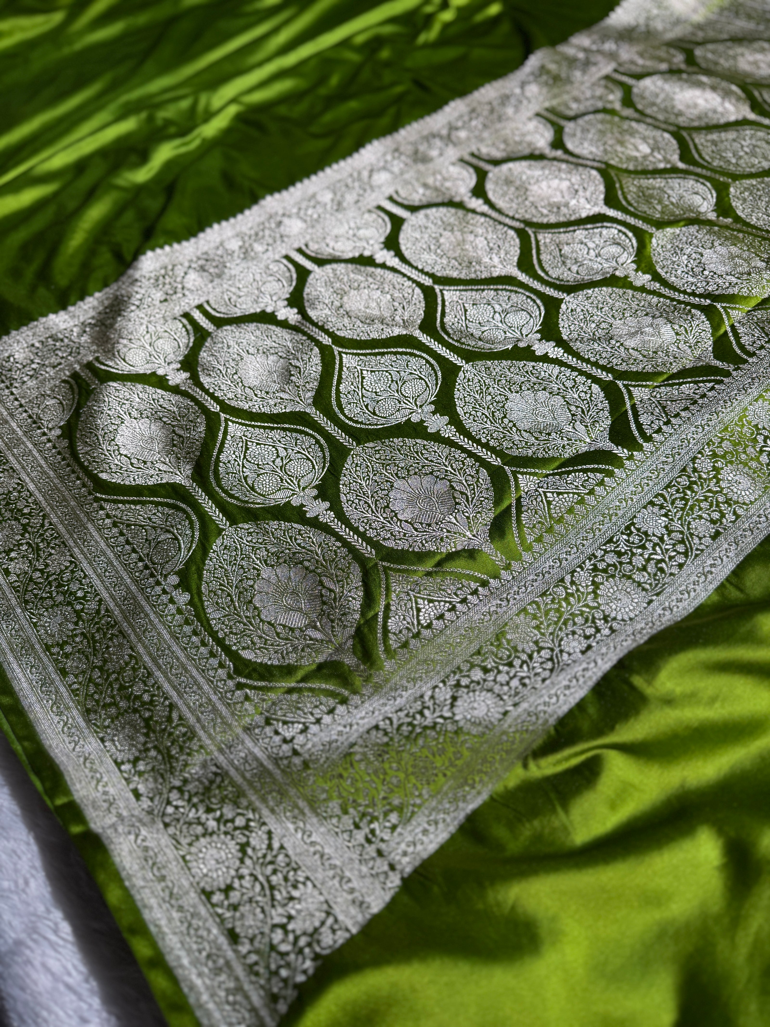 BANARASI MASHRU KATAN SILK SAREE HN199