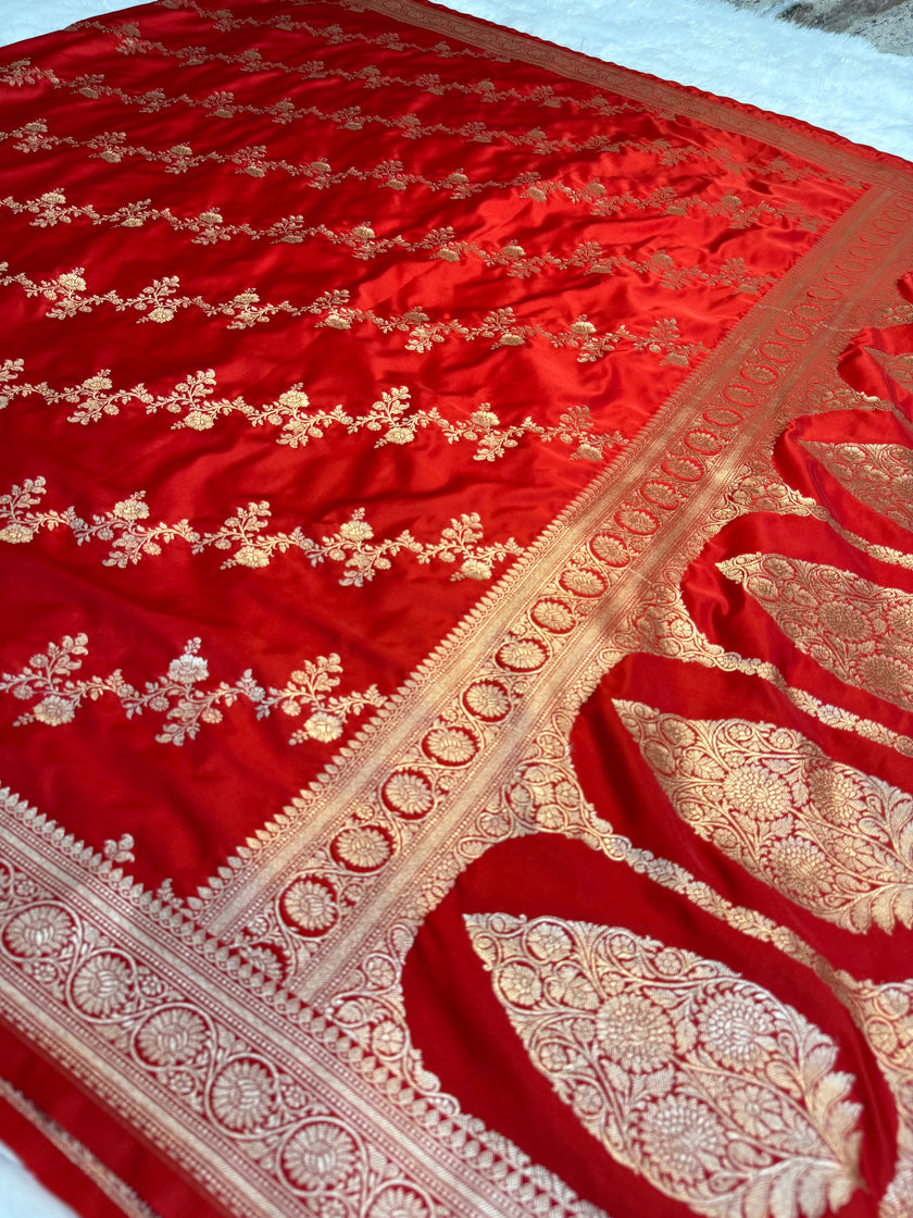 BANARASI MASHRU KATAN SILK SAREE HN144