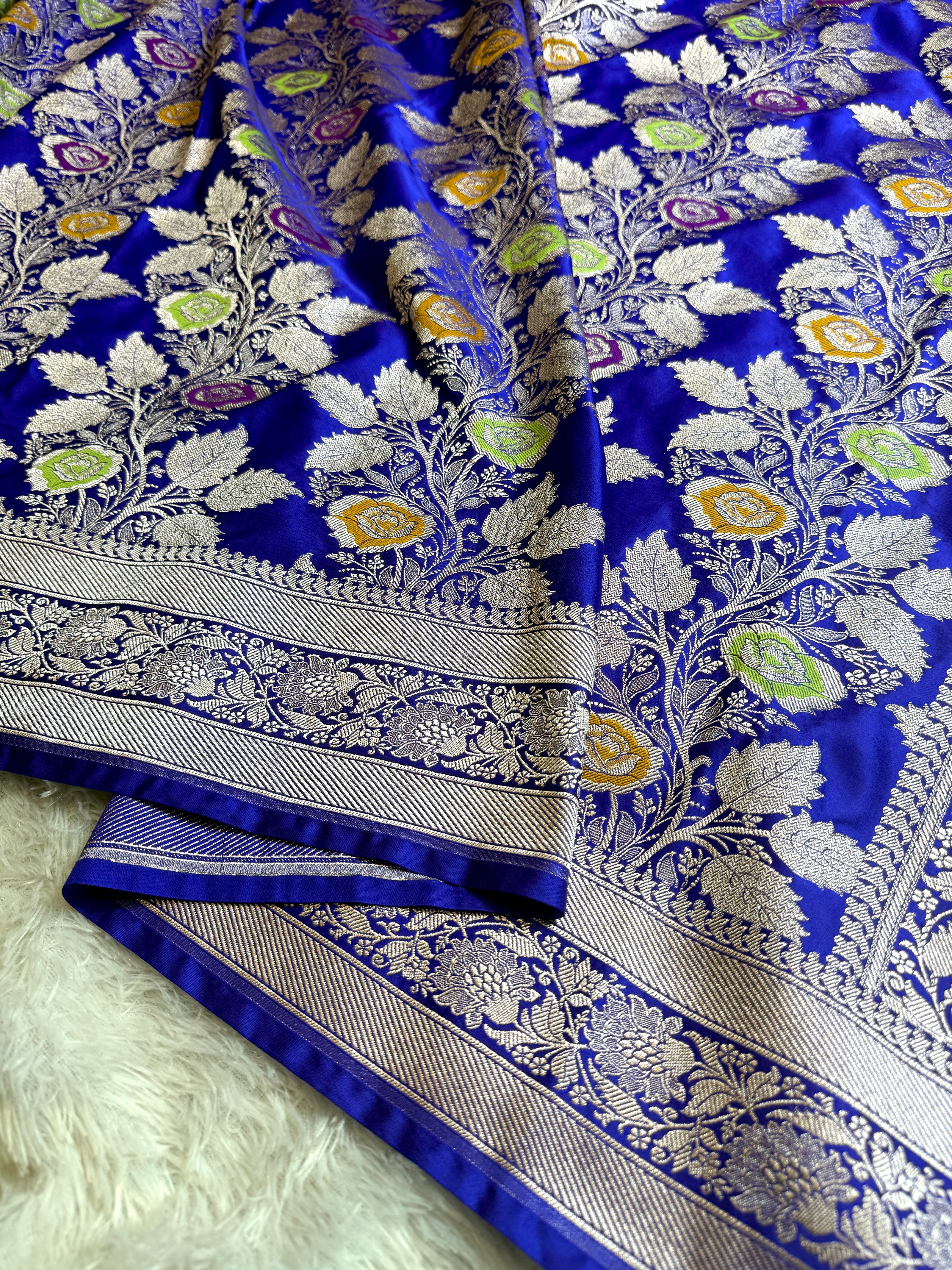 BANARASI MASHRU KATAN SILK SAREE HN222