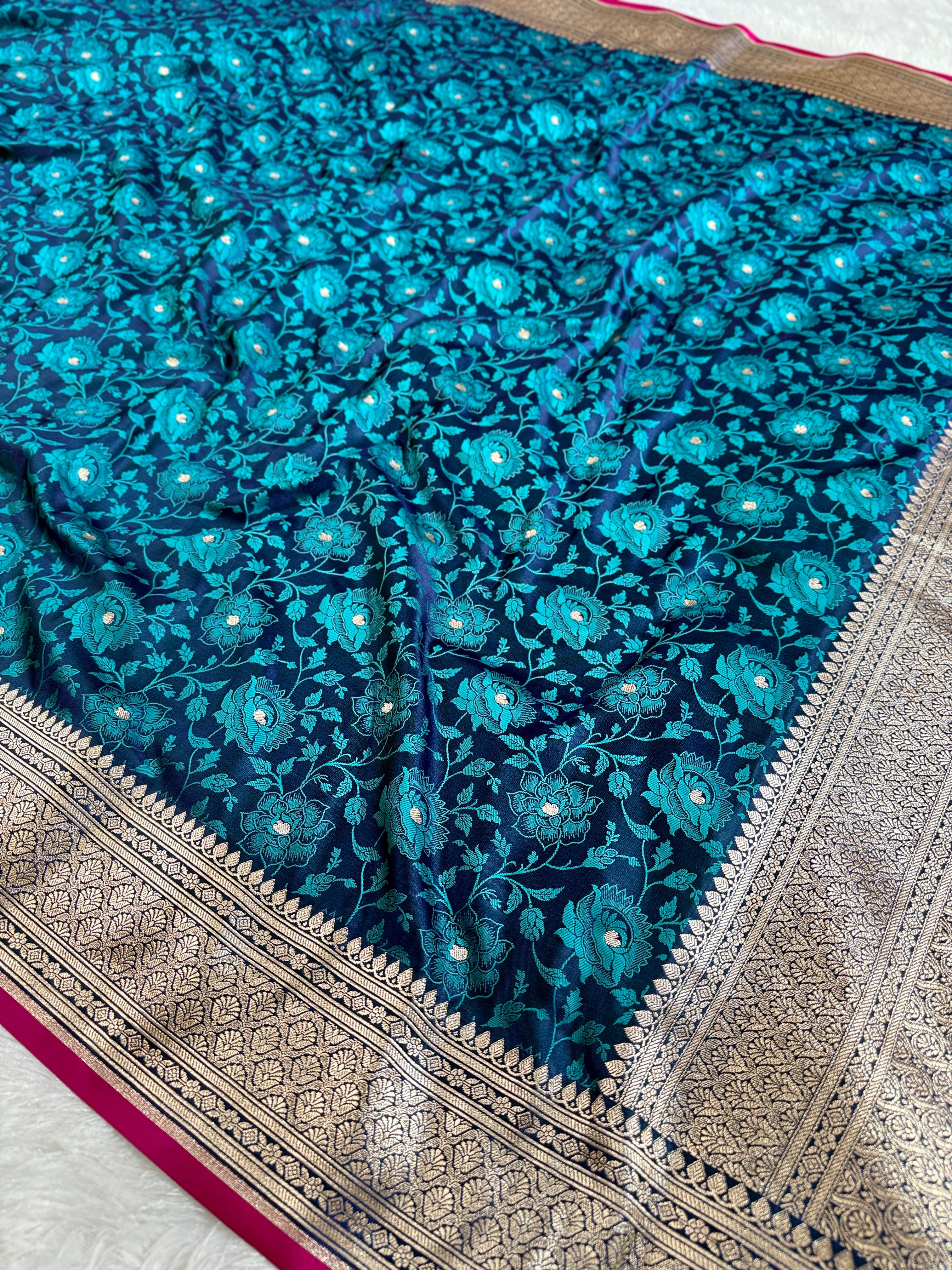 BANARASI MASHRU KATAN SILK SAREE HN531