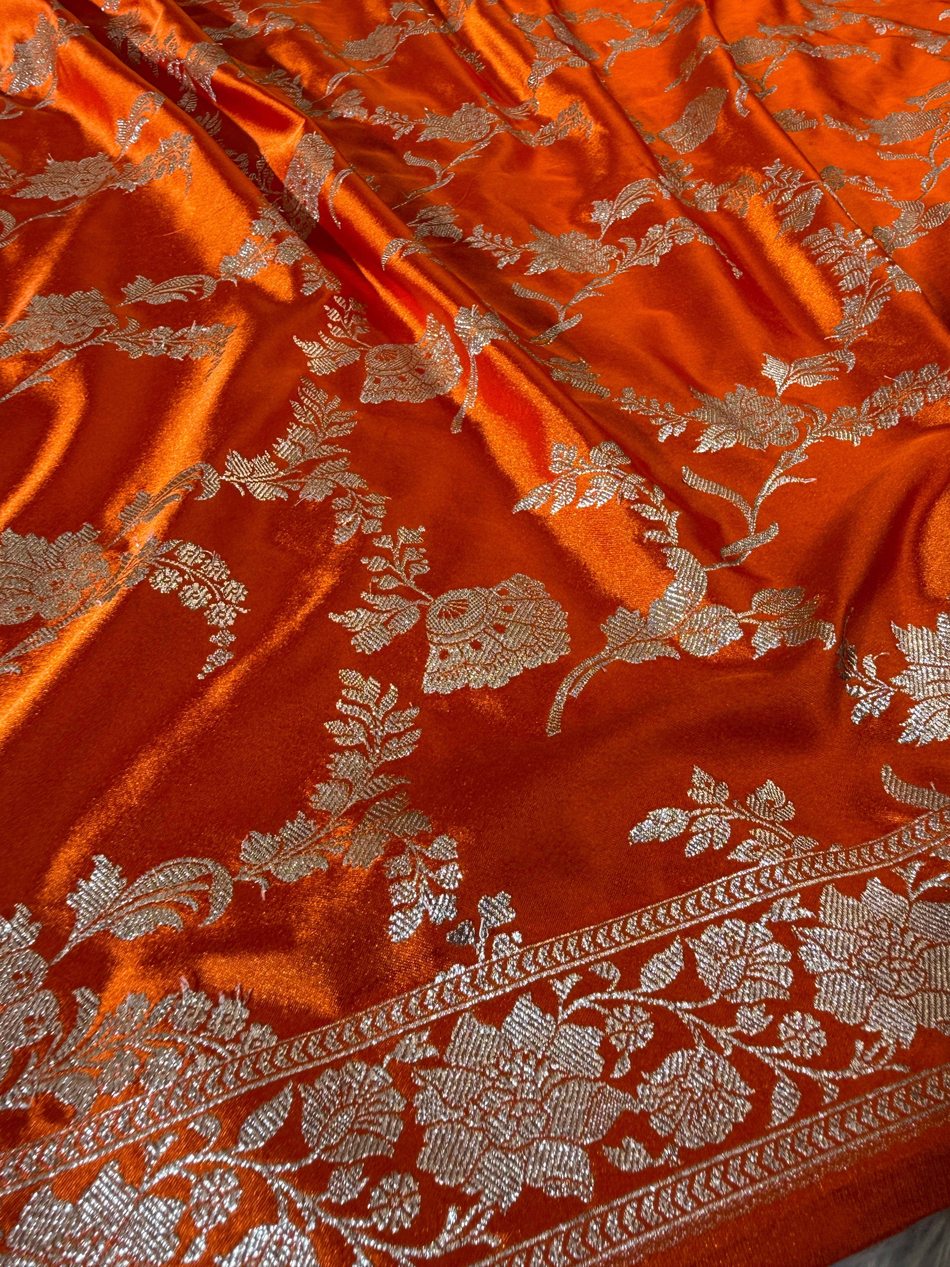BANARASI MASHRU KATAN SILK SAREE HN514