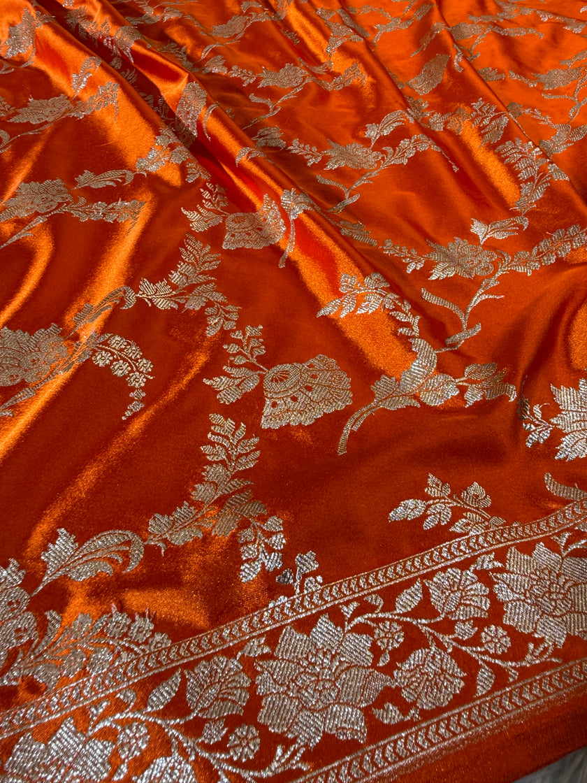 BANARASI MASHRU KATAN SILK SAREE HN514