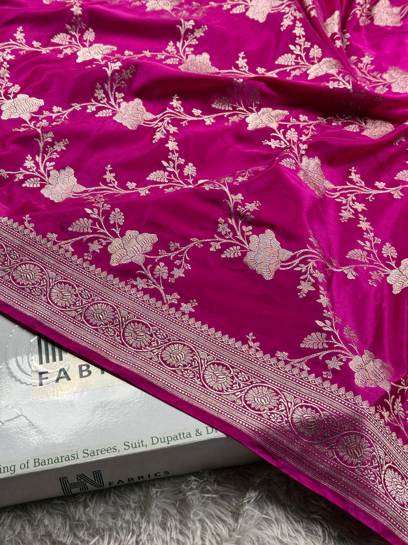 BANARASI MASHRU KATAN SILK SAREE HN575