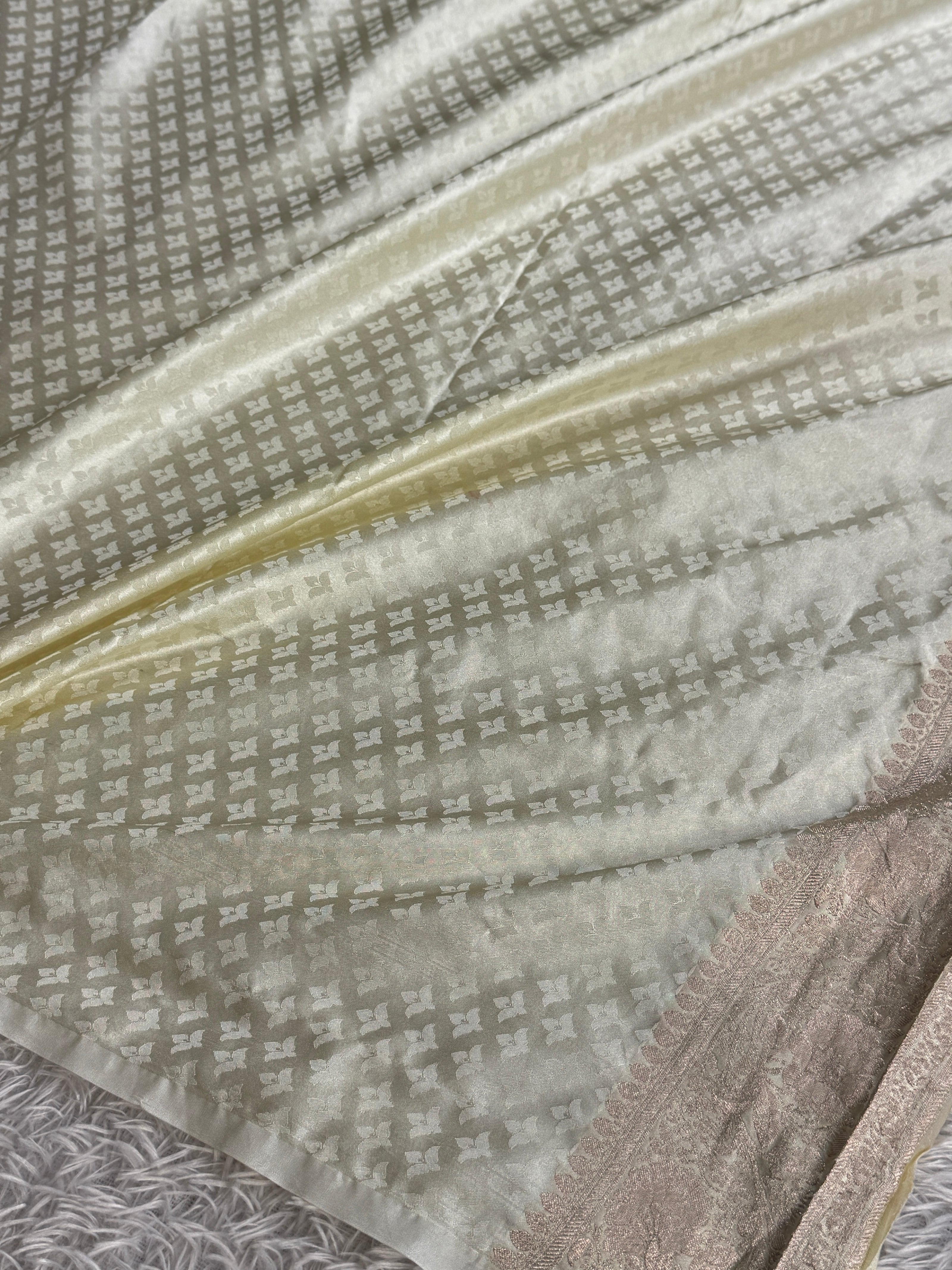 BANARASI MASHRU KATAN SILK SAREE MK088