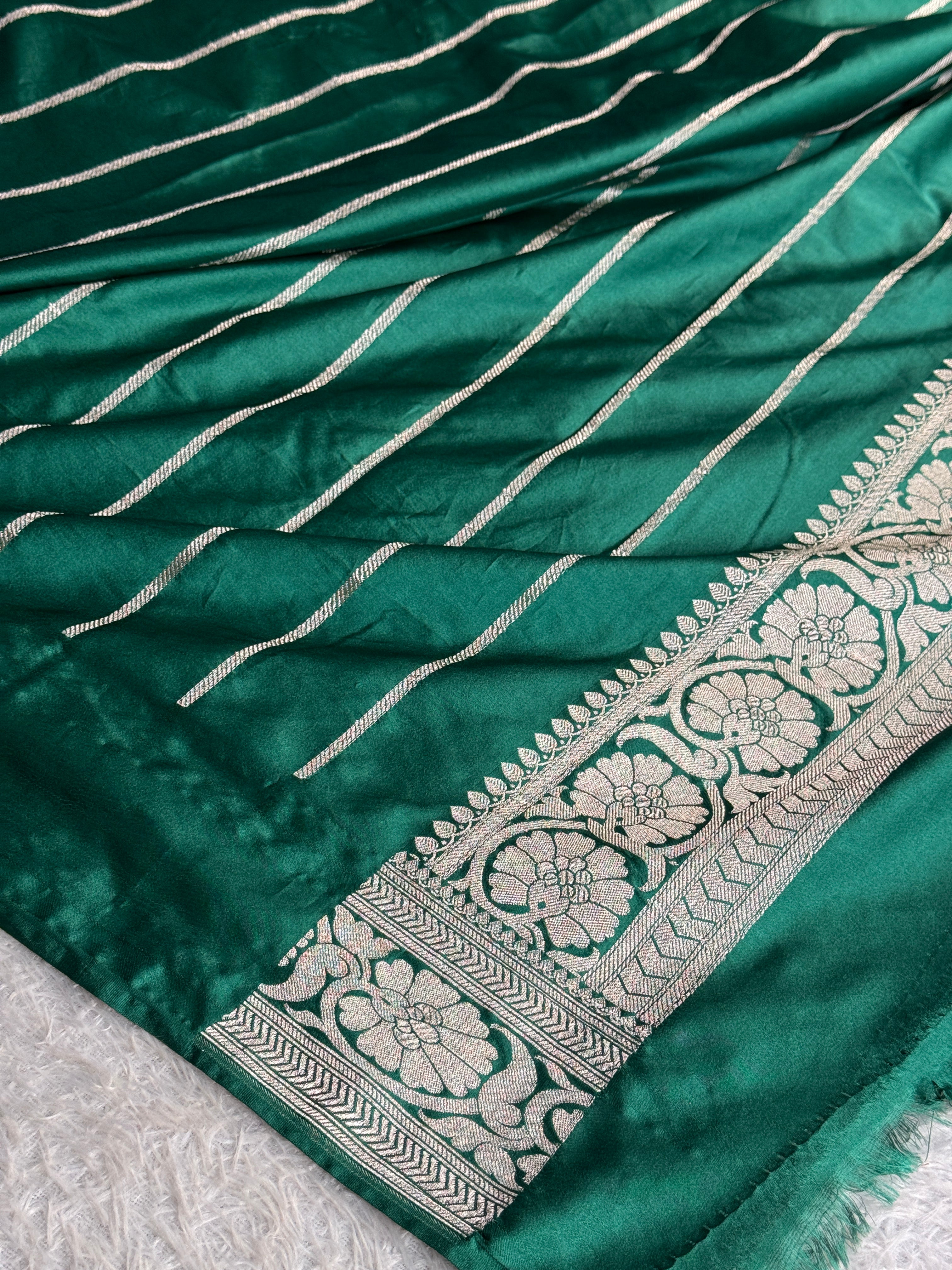 BANARASI MASHRU KATAN SILK SAREE MK039