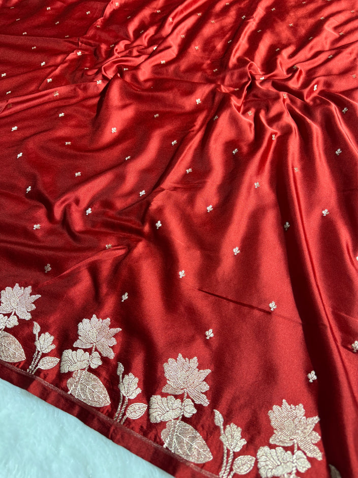 BANARASI MASHRU KATAN SILK SAREE HN520