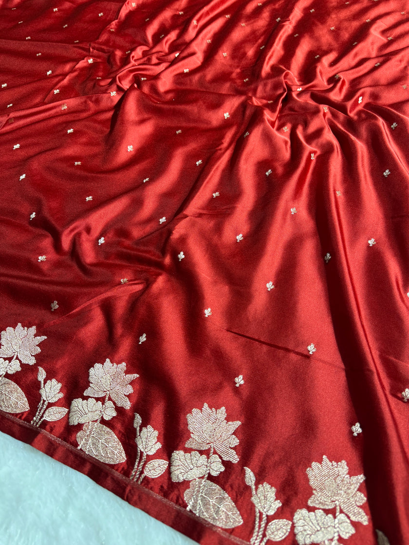 BANARASI MASHRU KATAN SILK SAREE HN520