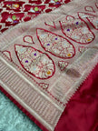 BANARASI MASHRU KATAN SILK SAREE MK024