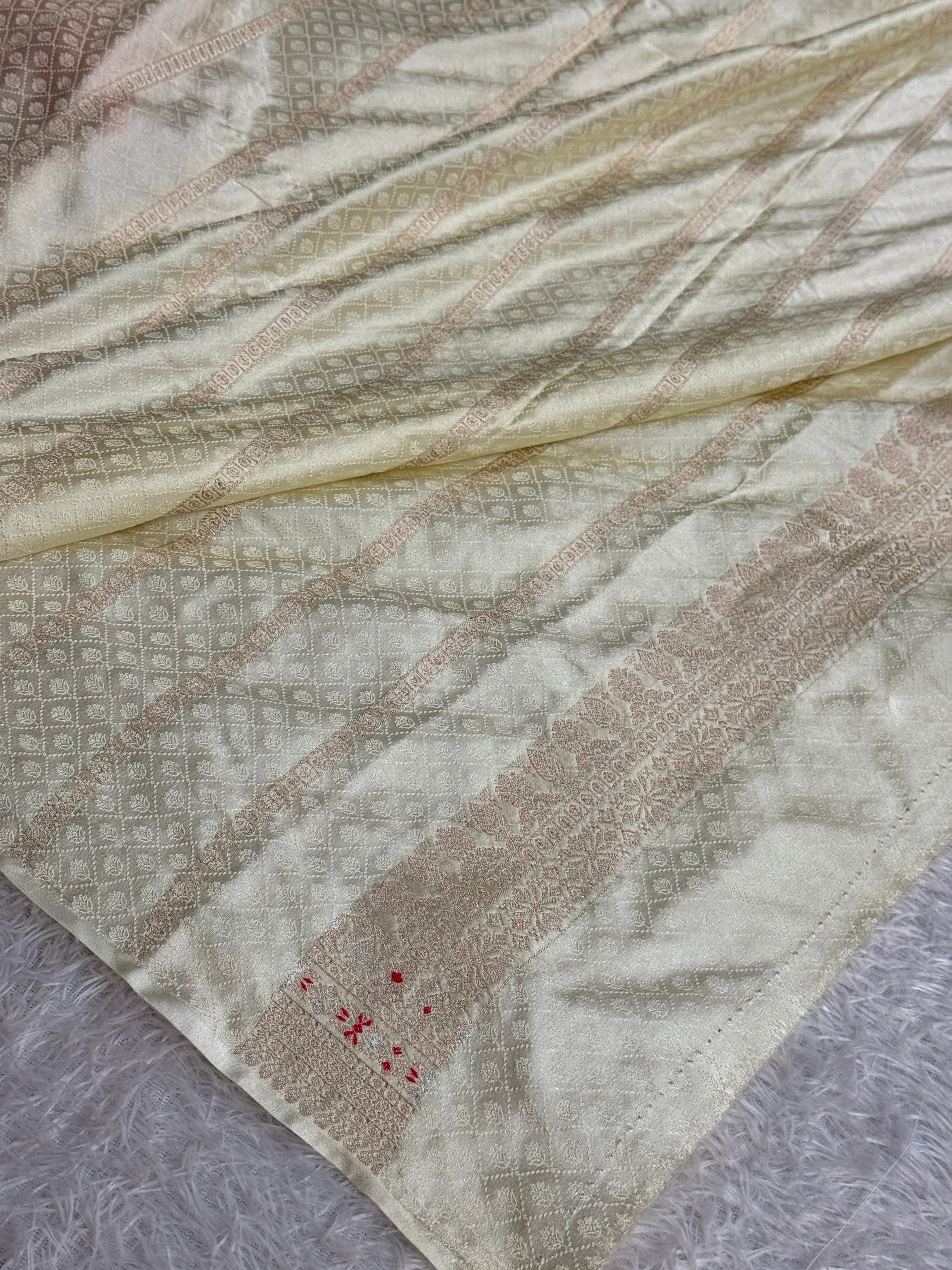 BANARASI MASHRU KATAN SILK SAREE MK045