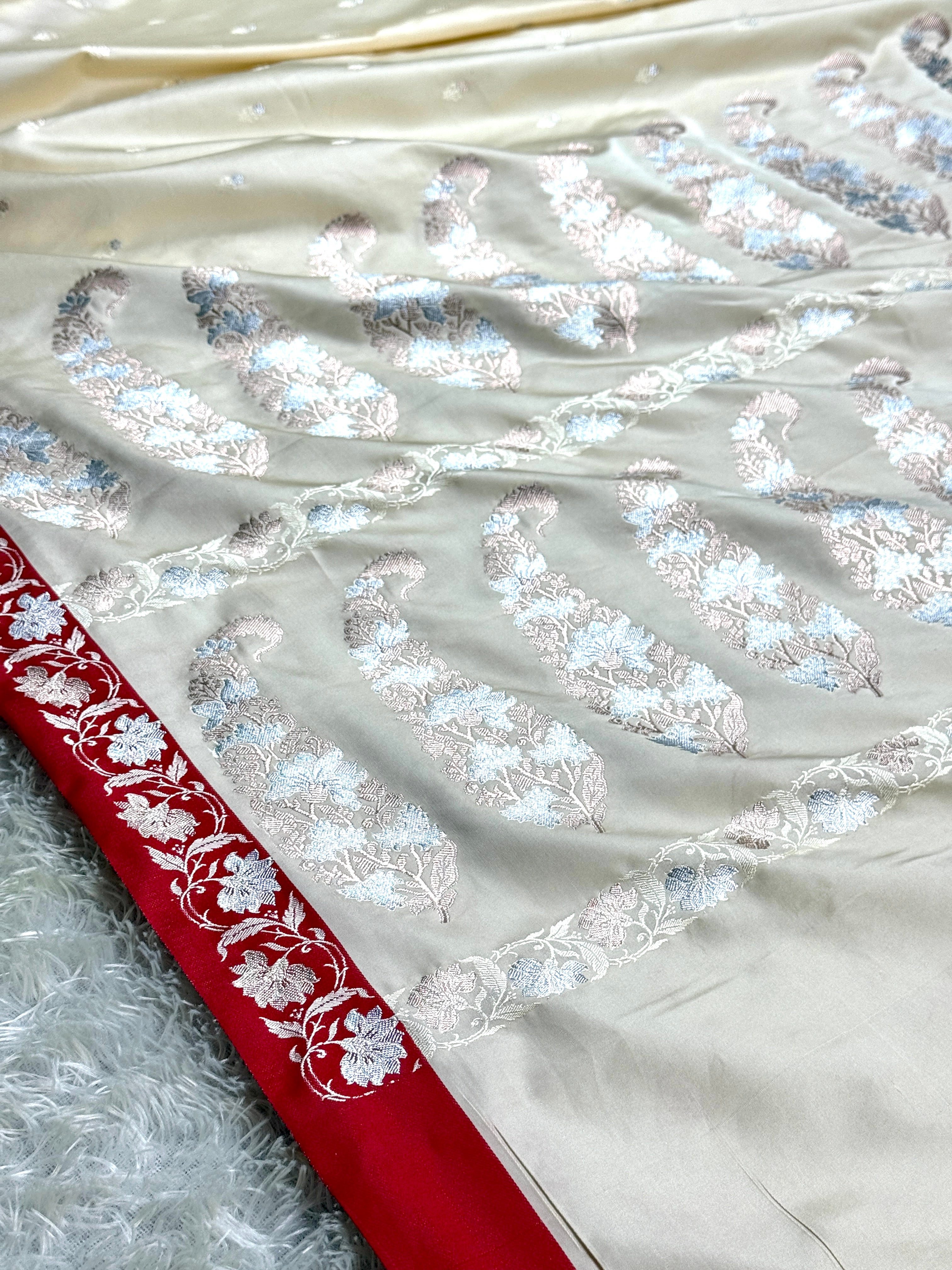 BANARASI MASHRU KATAN SILK SAREE HN541