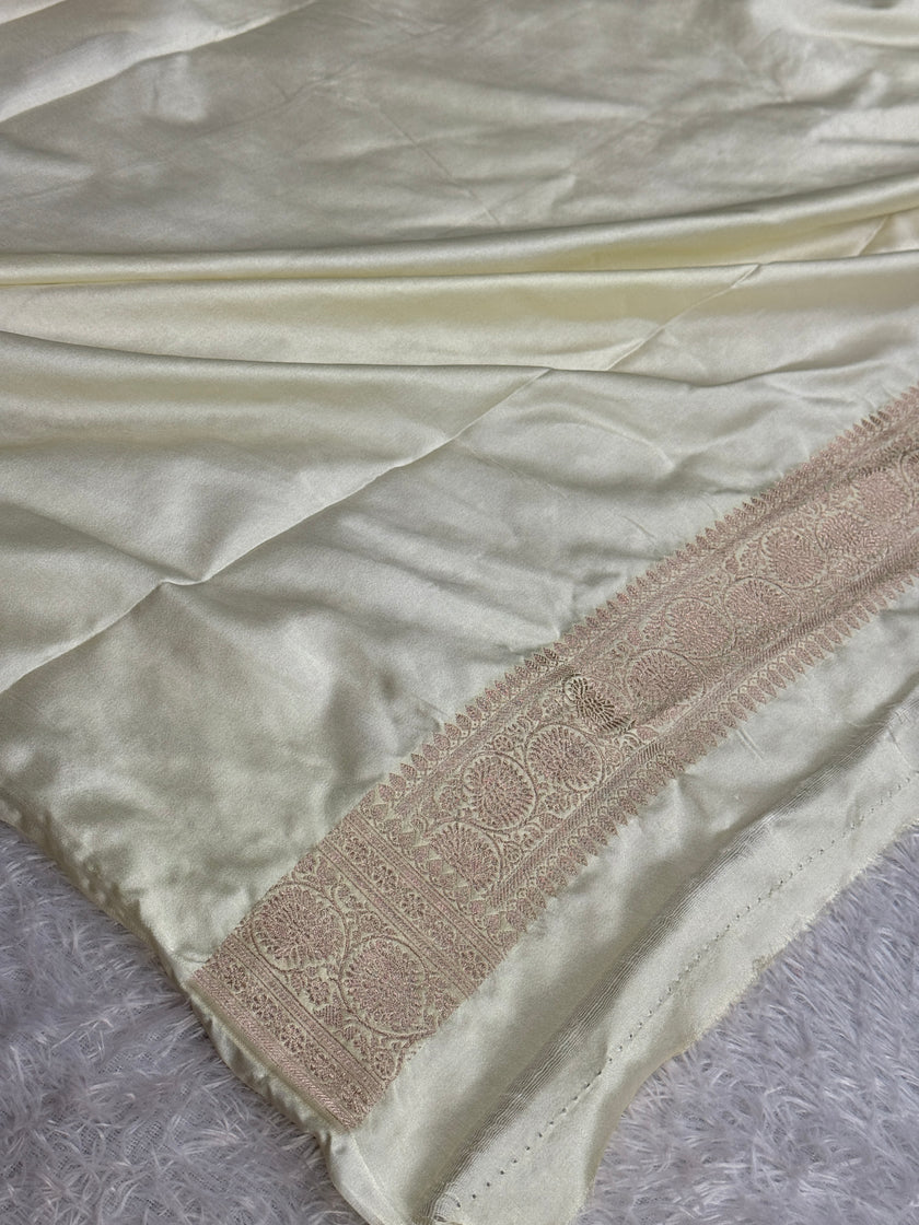 BANARASI MASHRU KATAN SILK SAREE MK053