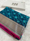 BANARASI MASHRU KATAN SILK SAREE HN531