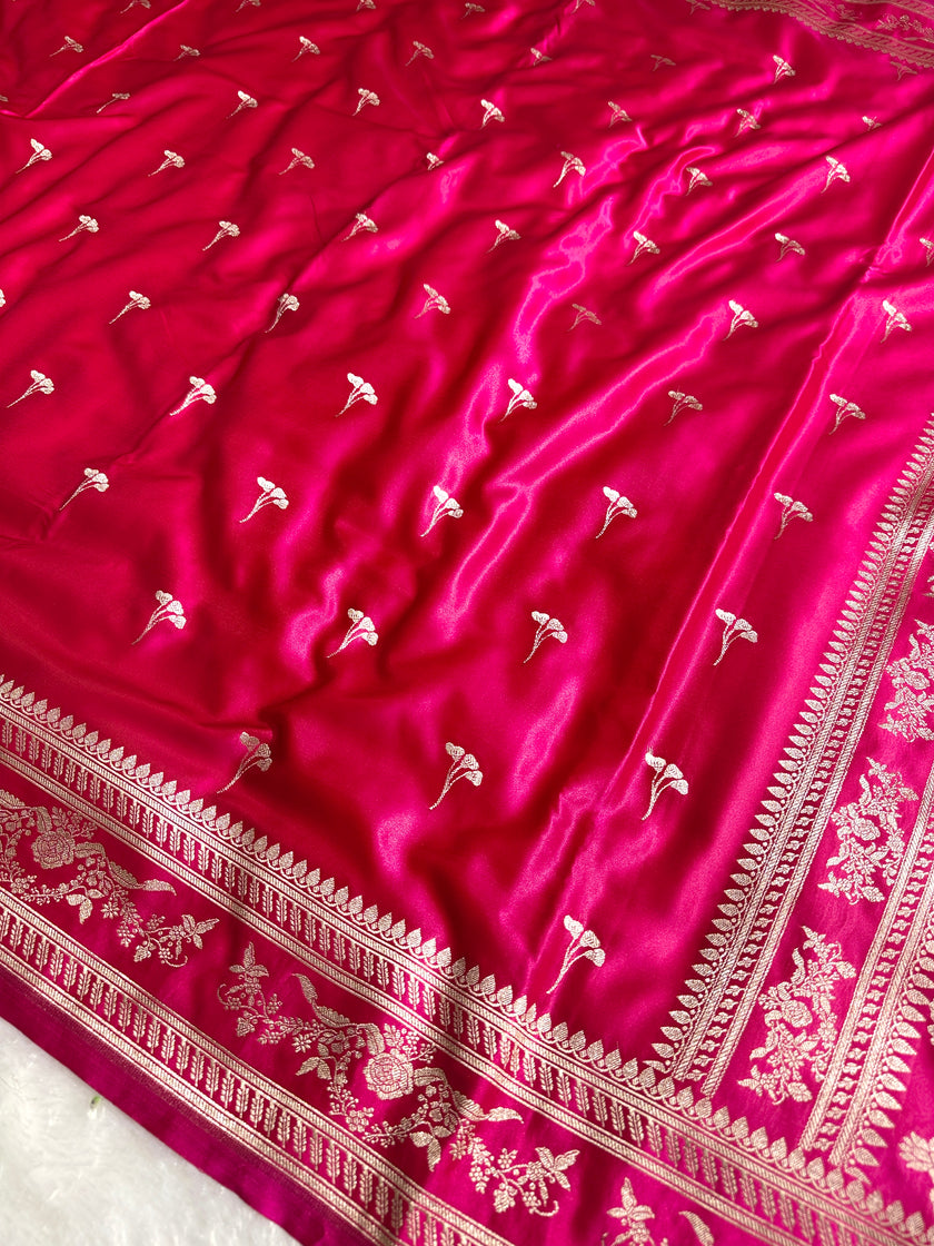 BANARASI MASHRU KATAN SILK SAREE HN529