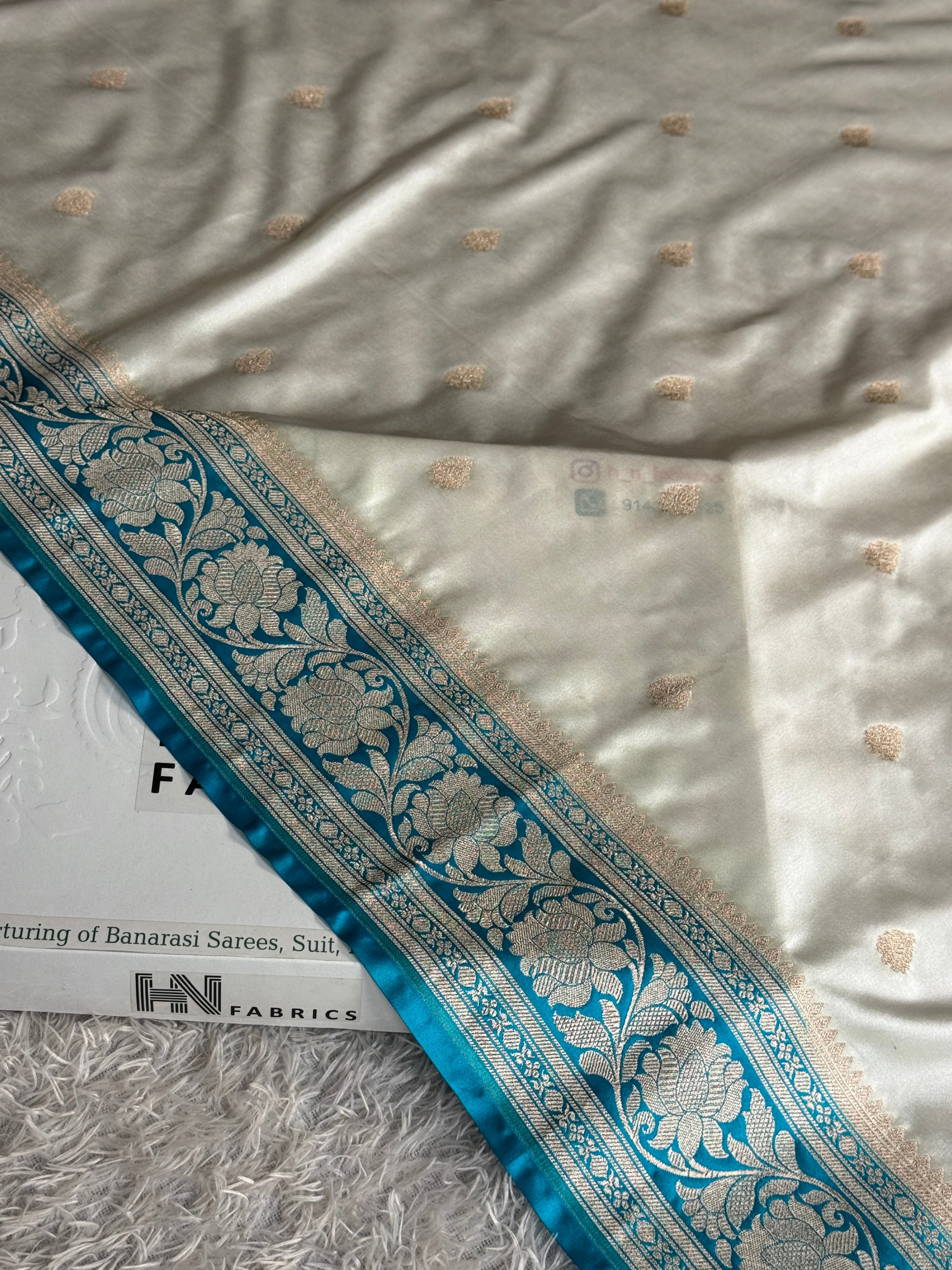 BANARASI MASHRU KATAN SILK SAREE MK100