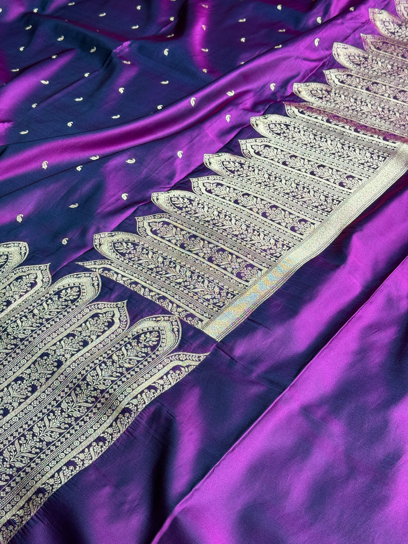 BANARASI MASHRU KATAN SILK SAREE HN102