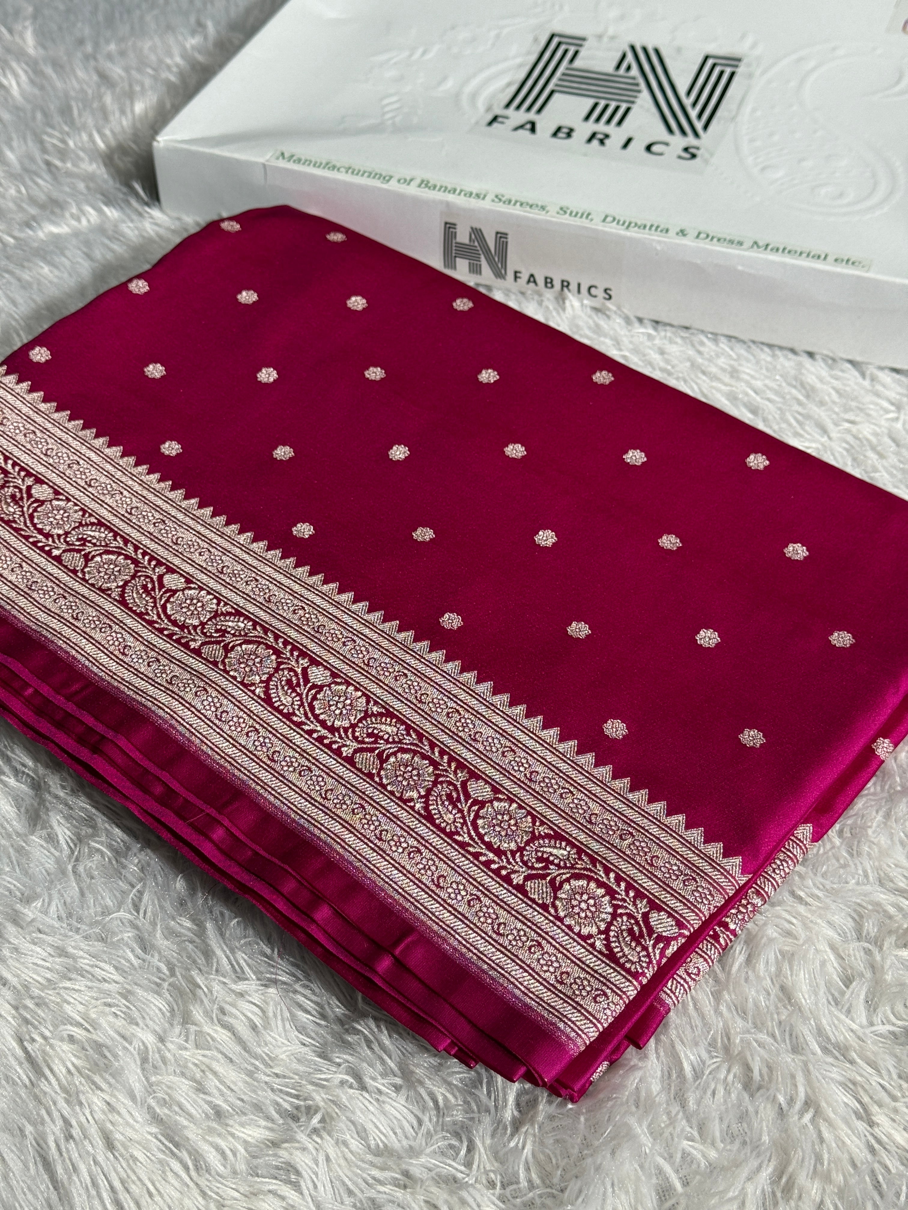 BANARASI MASHRU KATAN SILK SAREE HN542