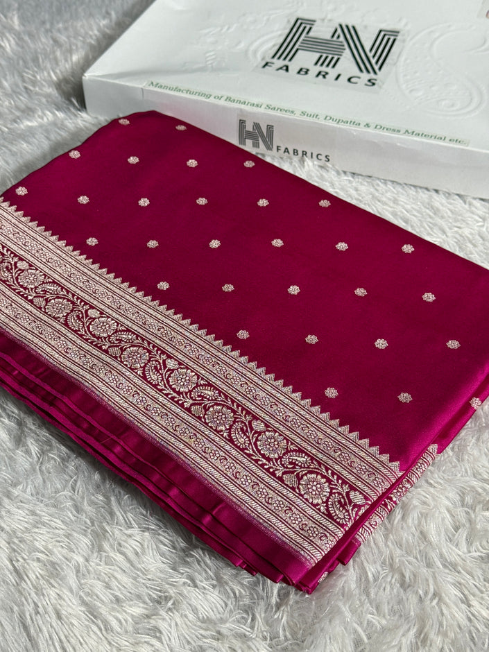 BANARASI MASHRU KATAN SILK SAREE HN542