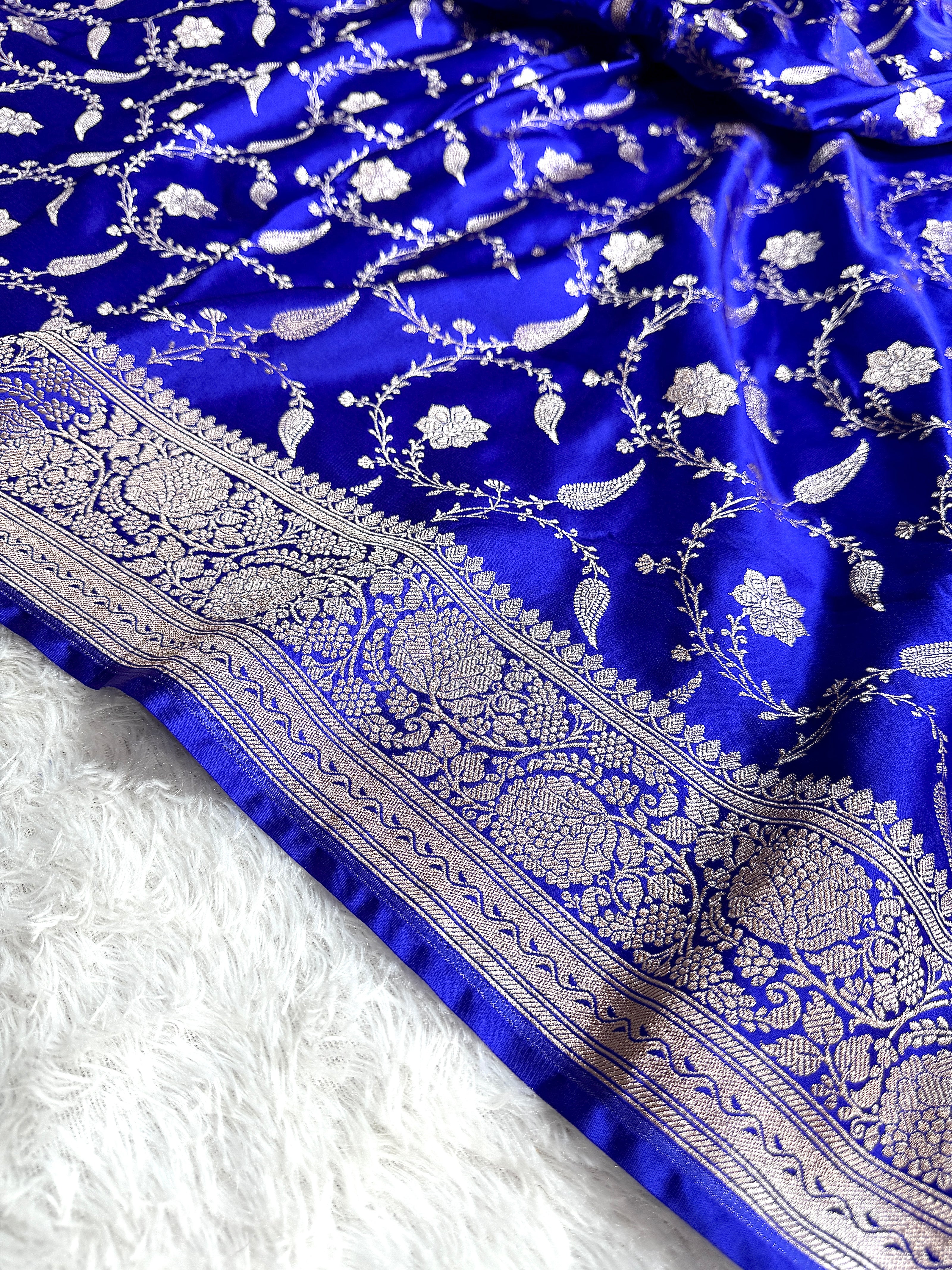 BANARASI MASHRU KATAN SILK SAREE HN553