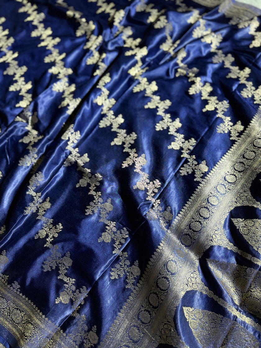 BANARASI MASHRU KATAN SILK SAREE HN144