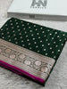 BANARASI MASHRU KATAN SILK SAREE MK011