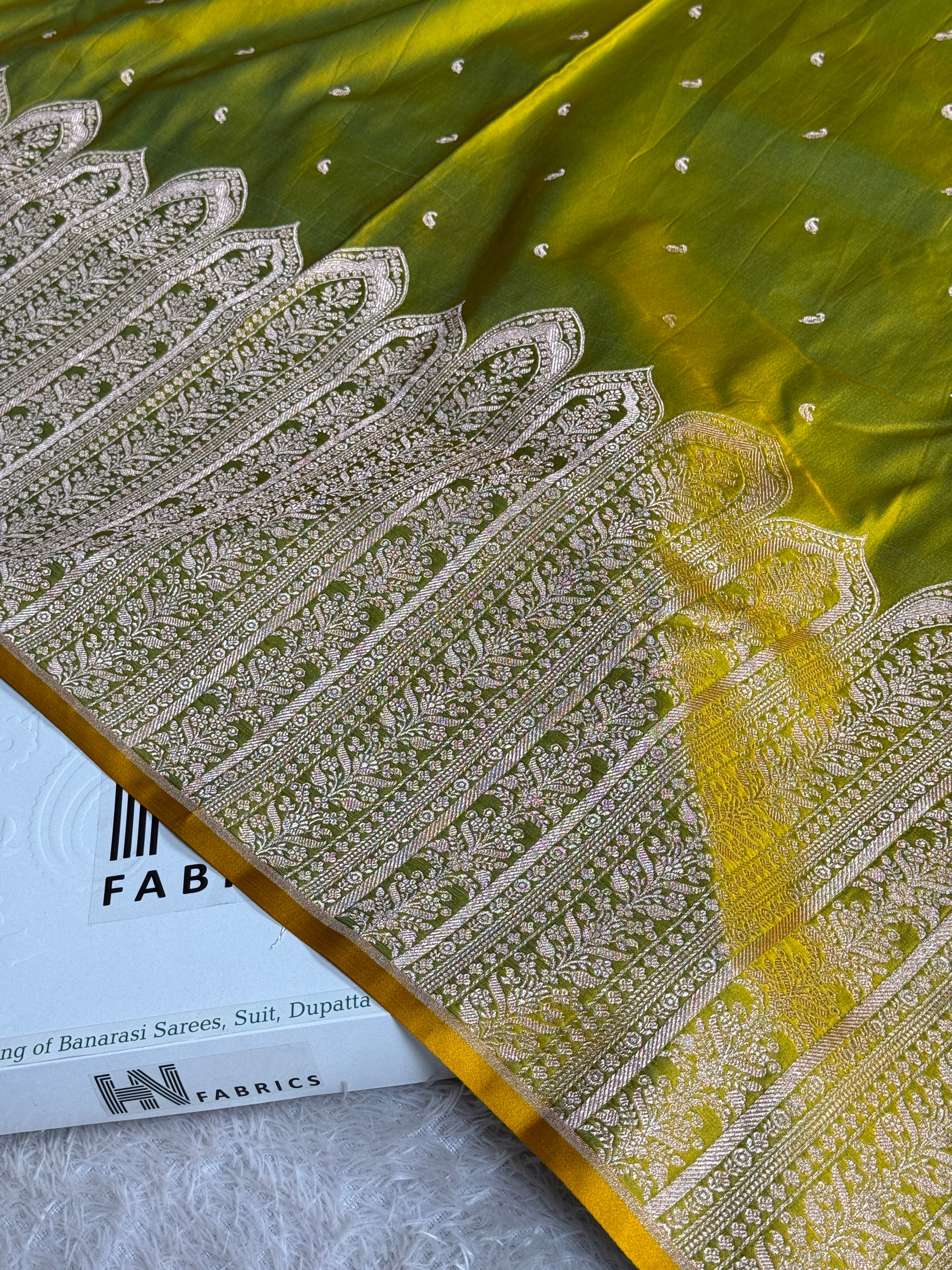 BANARASI MASHRU KATAN SILK SAREE HN102