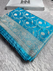 BANARASI MASHRU KATAN SILK SAREE HN553