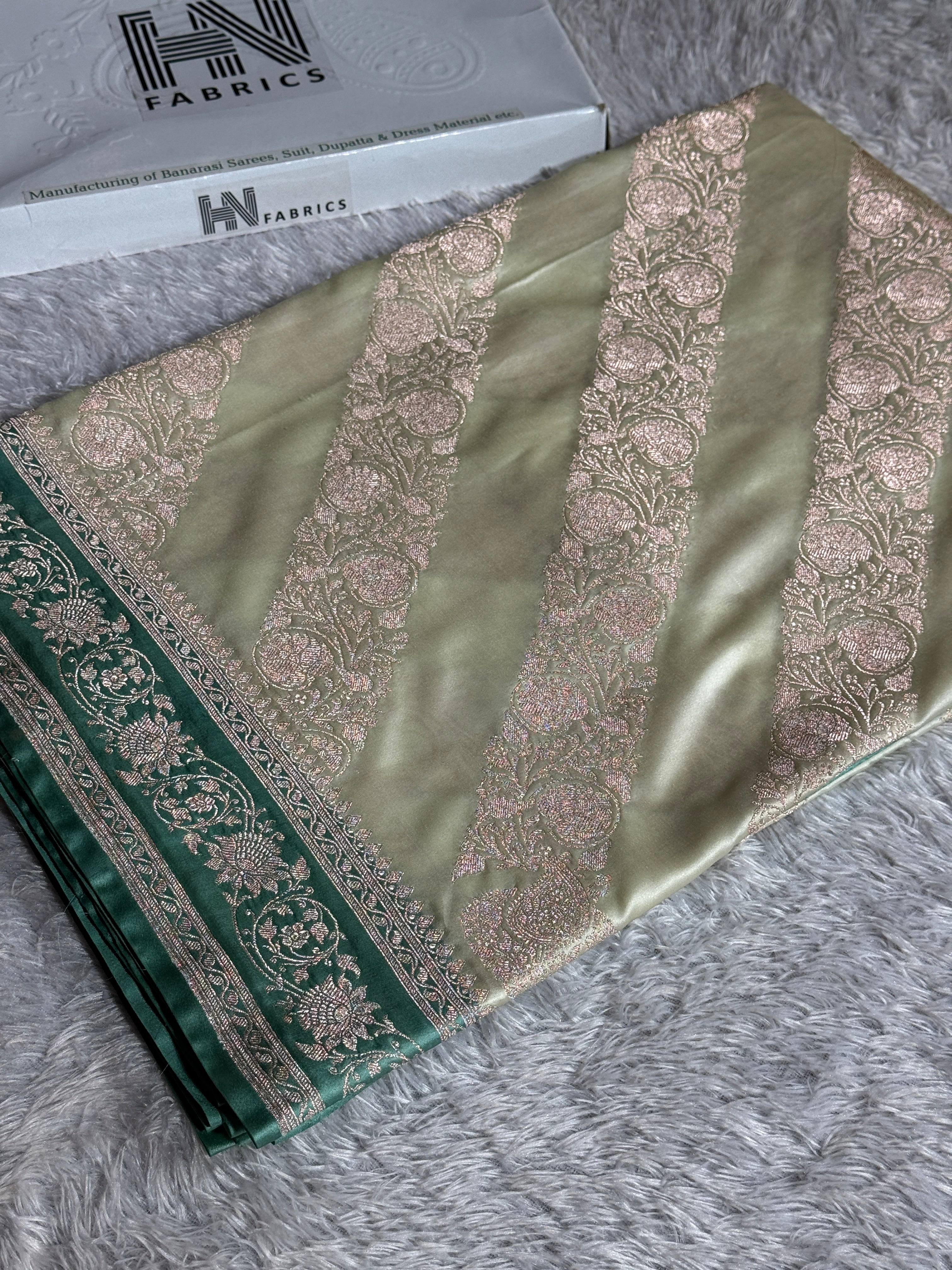 BANARASI MASHRU KATAN SILK SAREE MK018