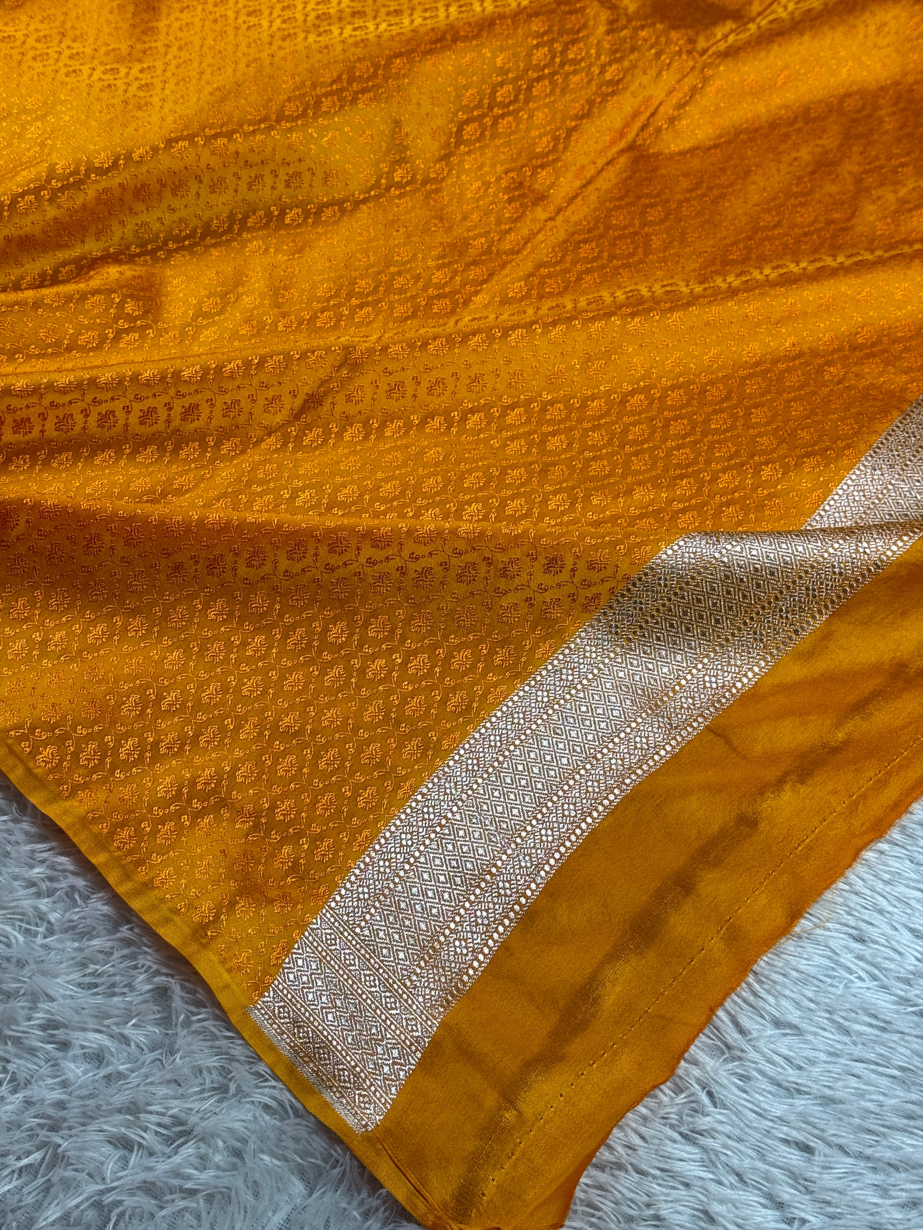 BANARASI MASHRU KATAN SILK SAREE MK016