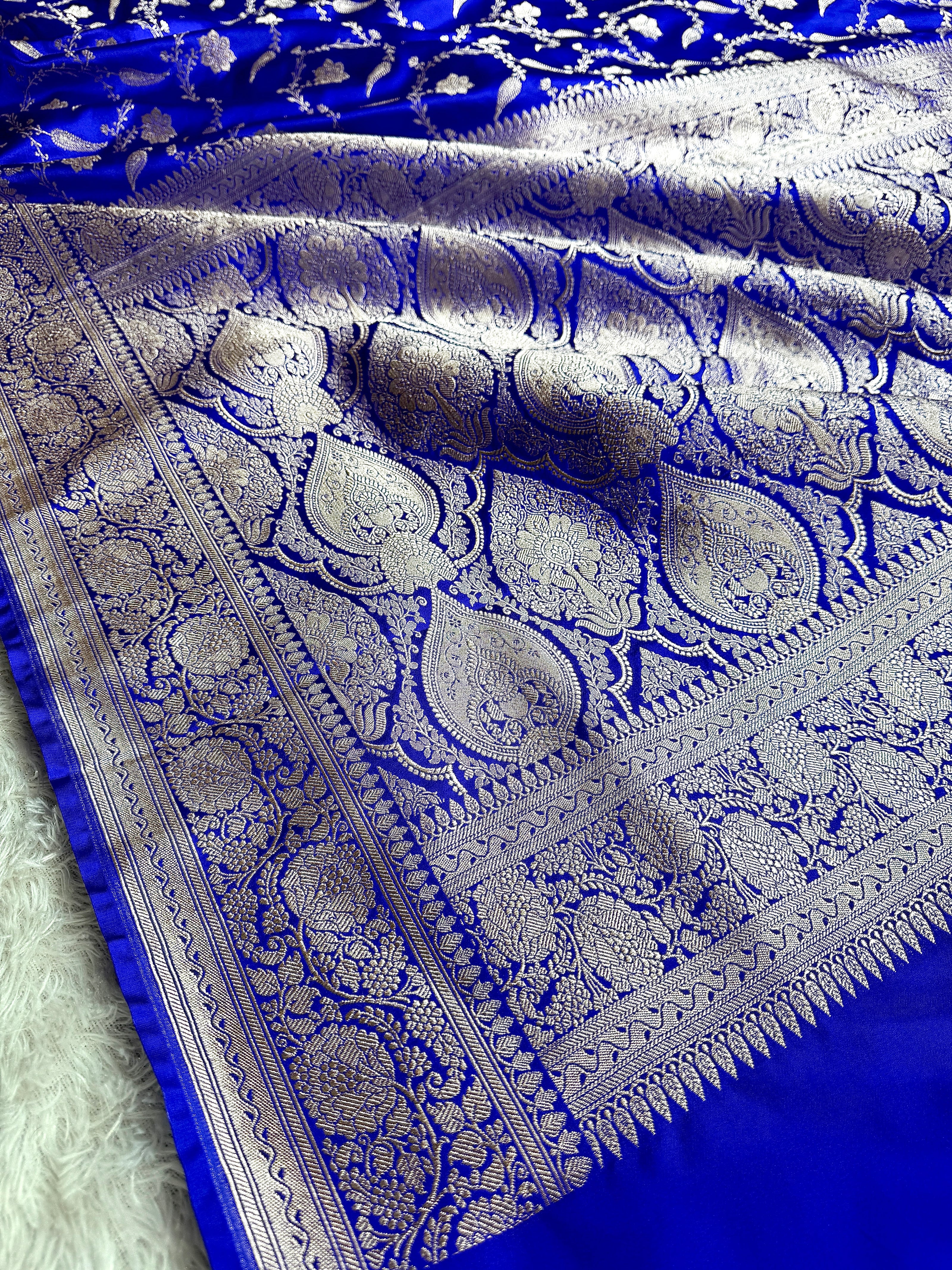 BANARASI MASHRU KATAN SILK SAREE HN553