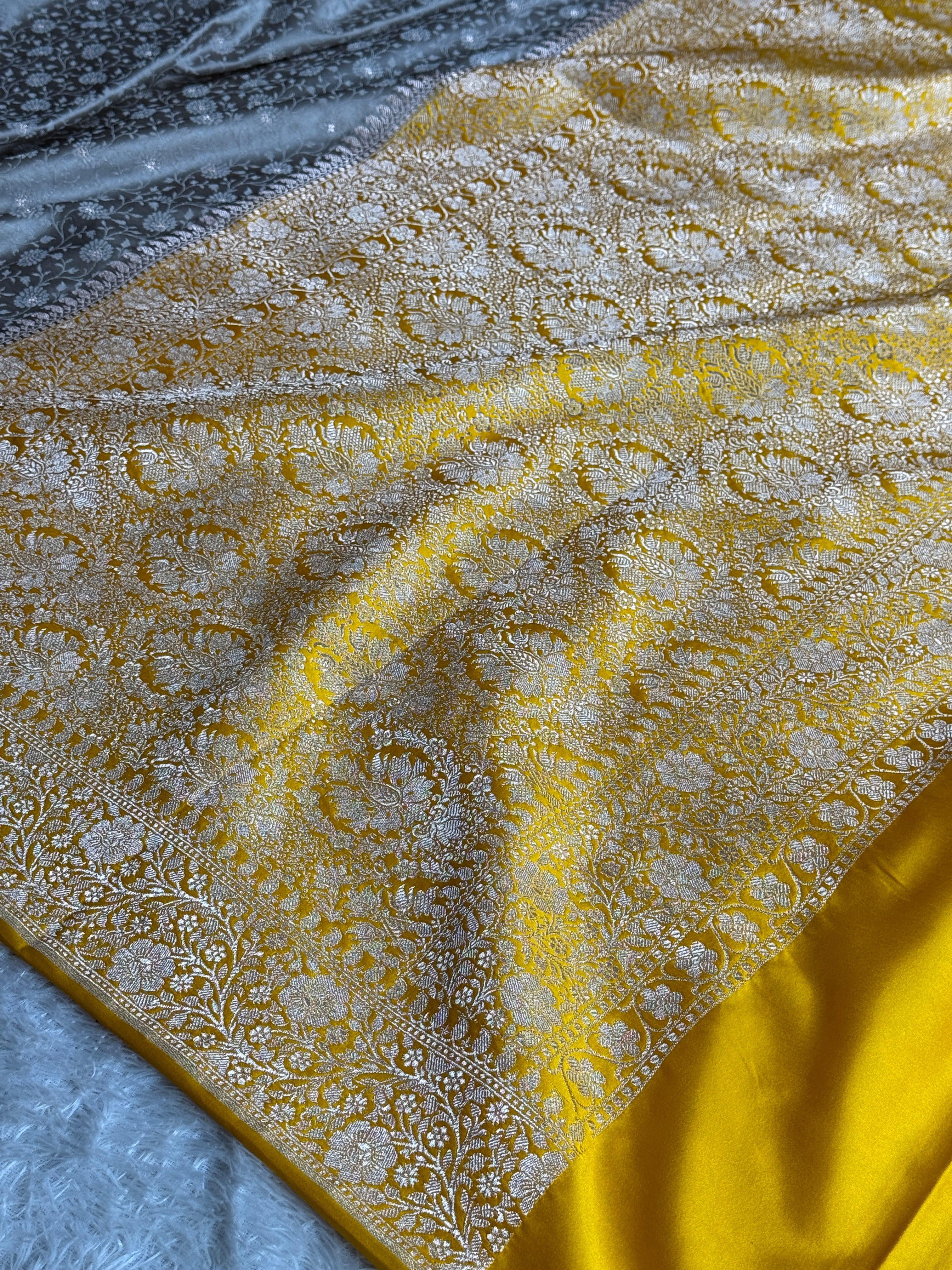 BANARASI MASHRU KATAN SILK SAREE HN820