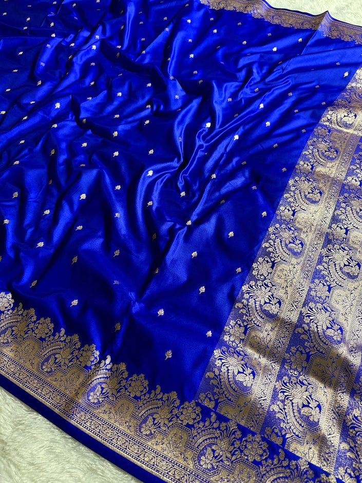 BANARASI MASHRU KATAN SILK SAREE HN537