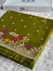 BANARASI MASHRU KATAN SILK SAREE MK020