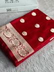 BANARASI MASHRU KATAN SILK SAREE MK039