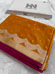BANARASI MASHRU KATAN SILK SAREE HN534