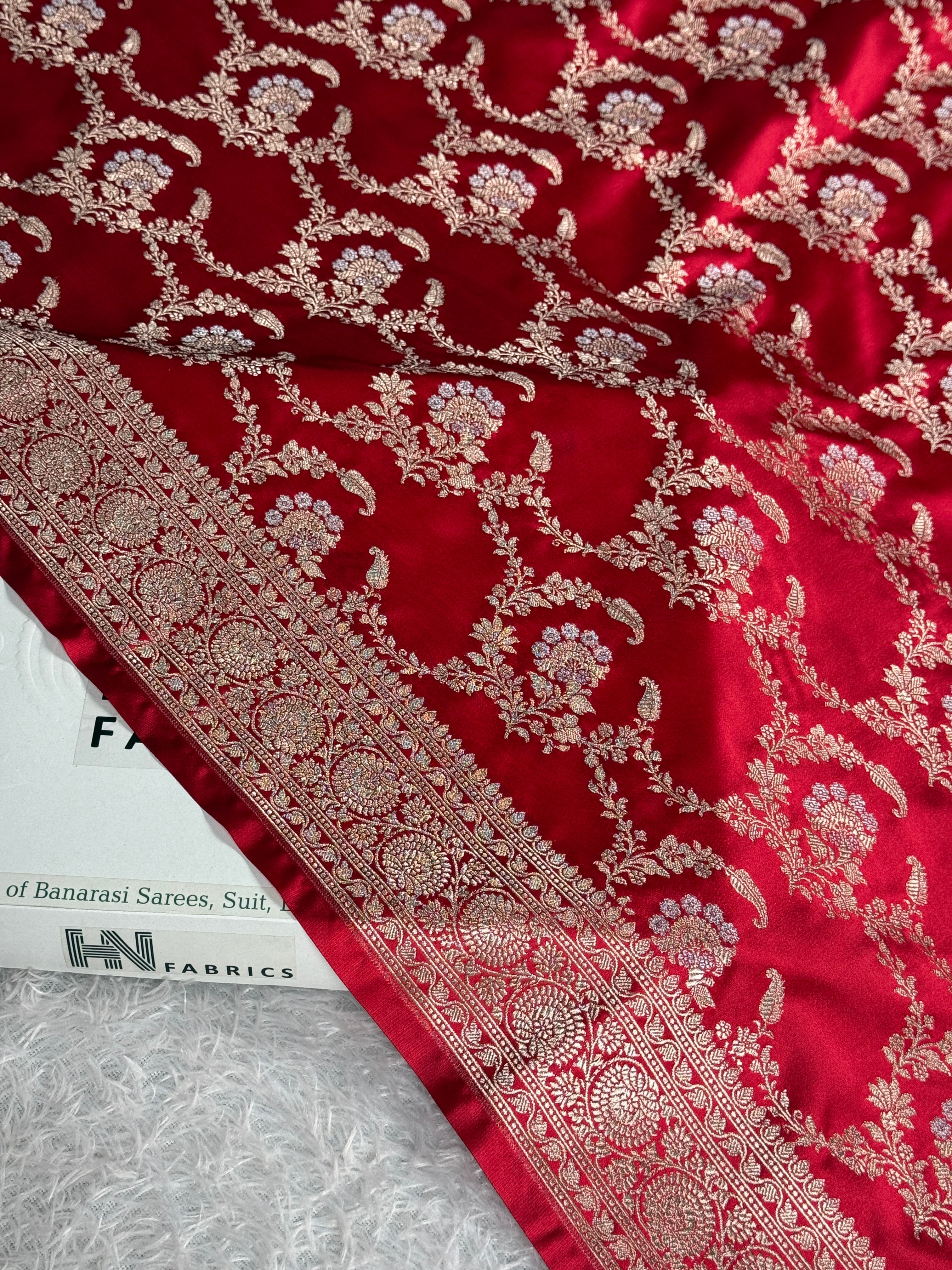 BANARASI MASHRU KATAN SILK SAREE MK050