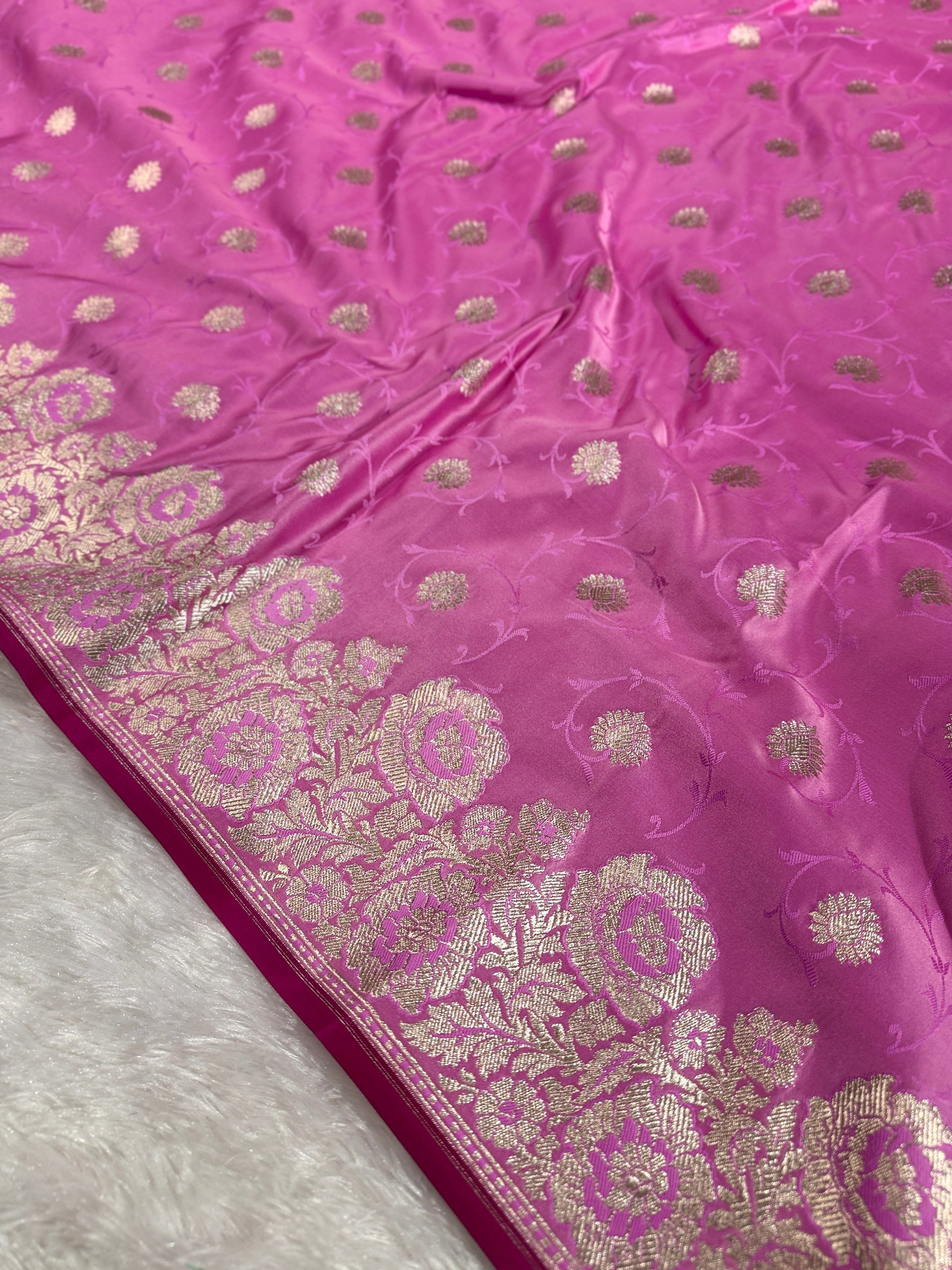 BANARASI MASHRU KATAN SILK SAREE HN533