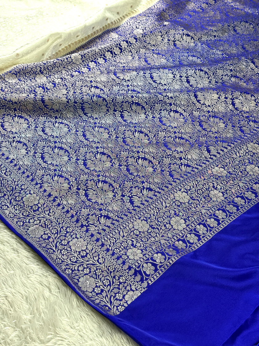 BANARASI MASHRU KATAN SILK SAREE HN820