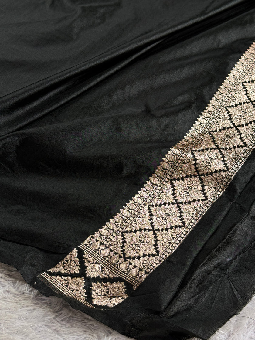 BANARASI MASHRU KATAN SILK SAREE HN900
