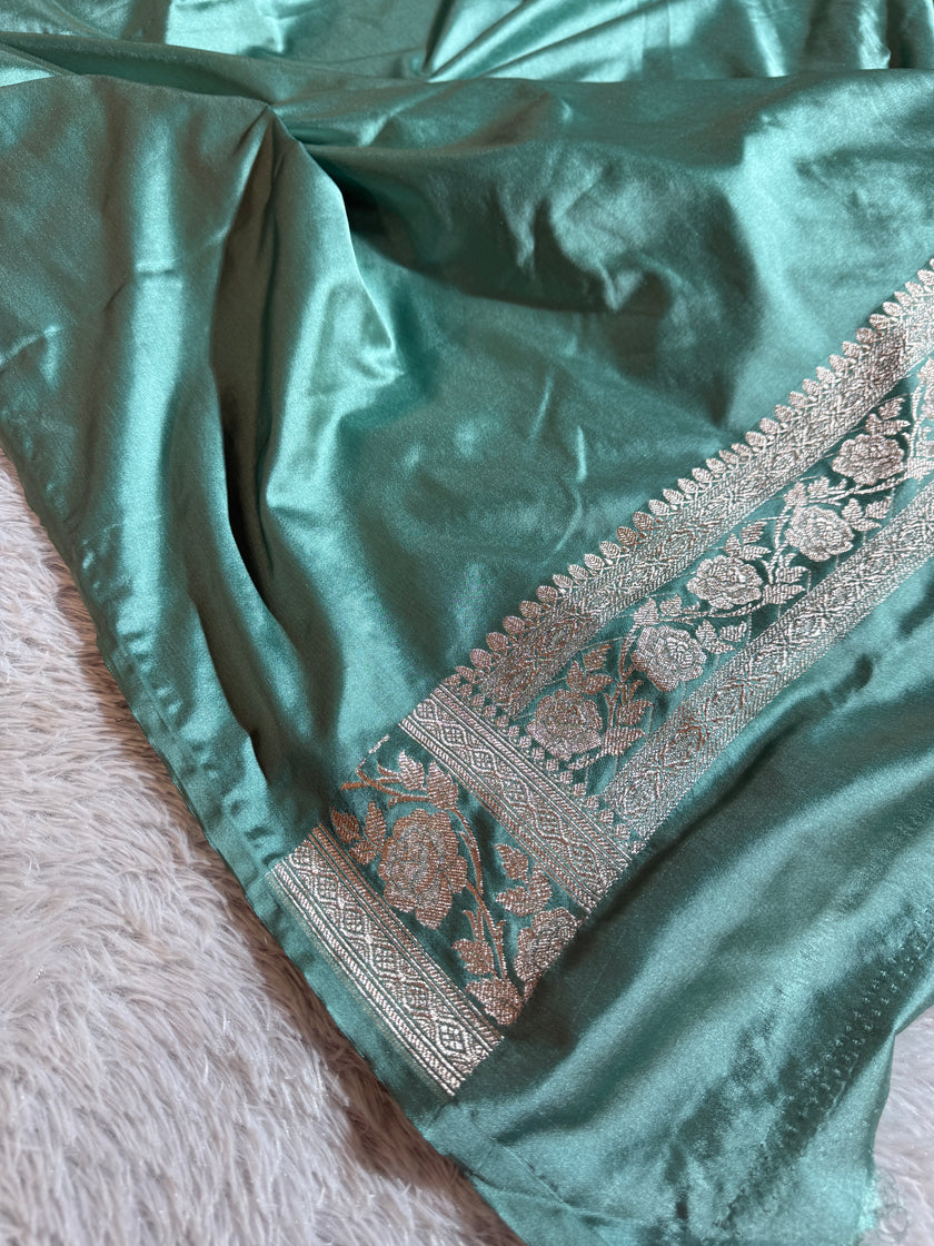 BANARASI MASHRU KATAN SILK SAREE HN507