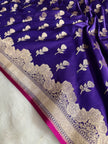 BANARASI MASHRU KATAN SILK SAREE HN528